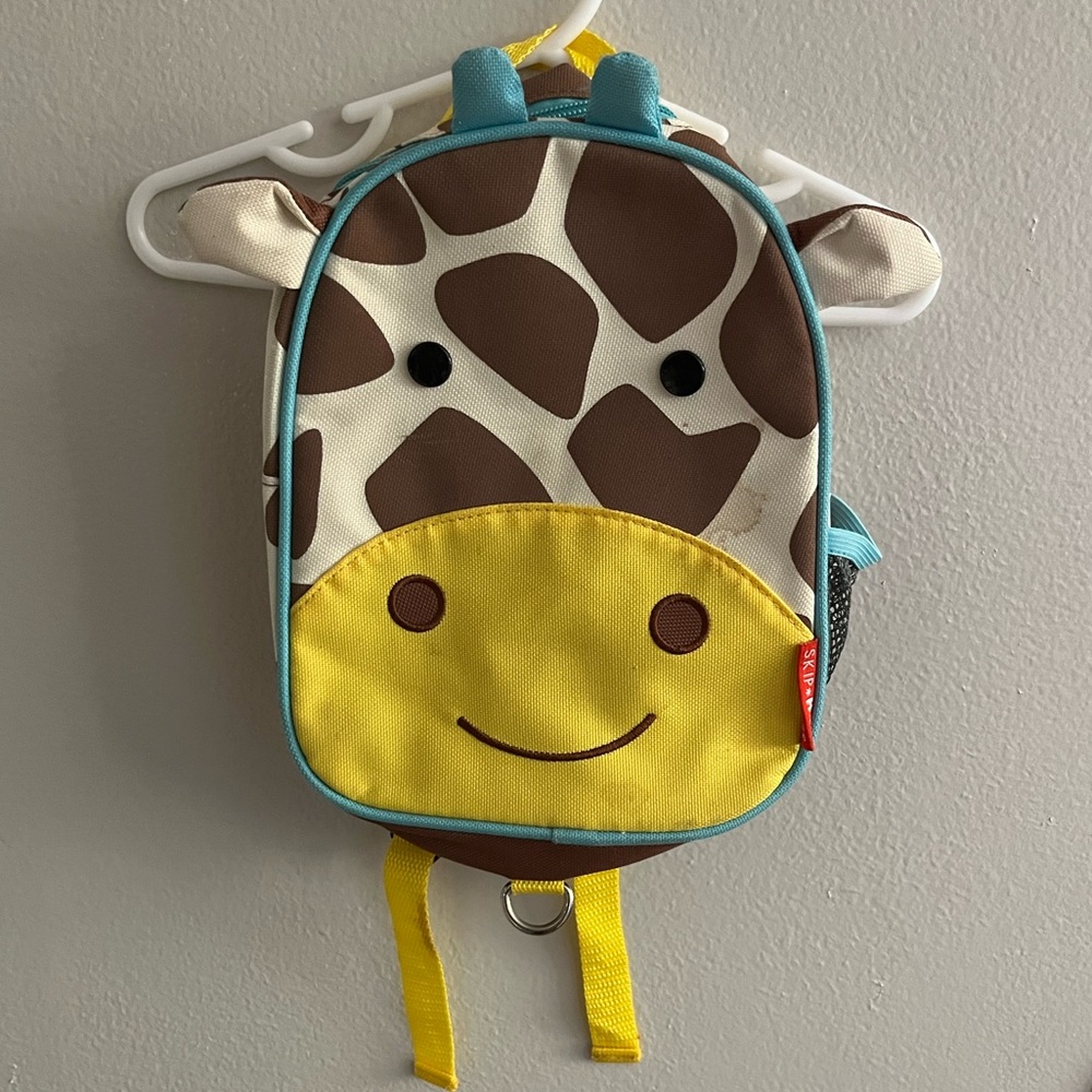 Skip Hop Giraffe Backpack with Yellow and Brown